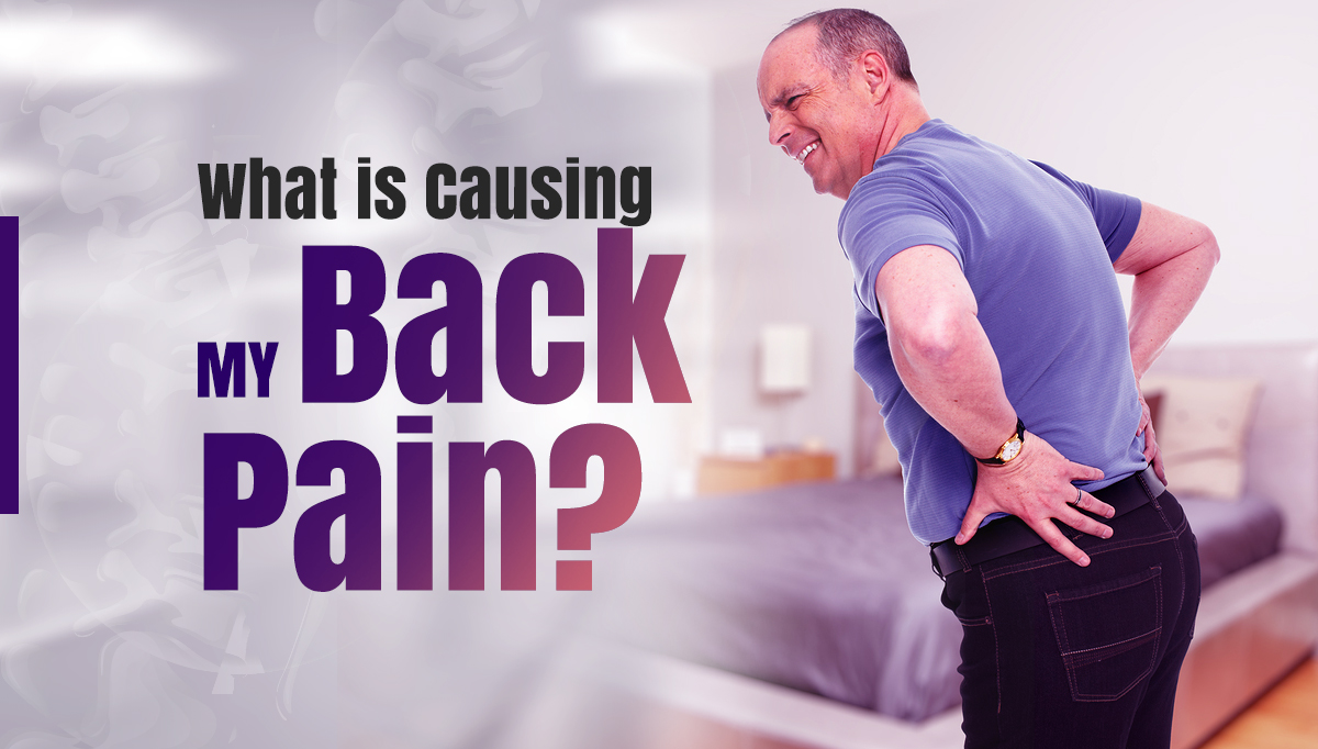 Man with back pain - What is causing my back pain?